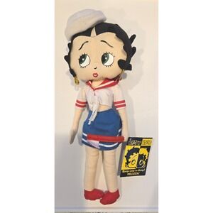 NWT Patriotic Sailor Betty Boop 17 Inch Doll, Kellytoy, 2012